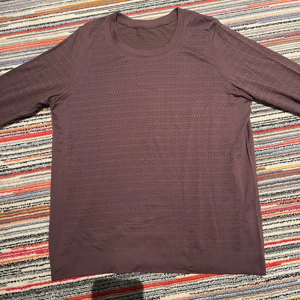 Brown lululemon long sleeve shirt